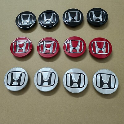 #ad #ad 4pcs Wheel Center Hub Caps 69mm Rim Emblem 2.75quot; Hubcap Cover Logo fit for Honda $18.99