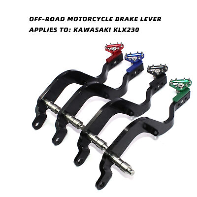 #ad Motorcycle For Kawasaki KLX230 CNC Forged Rear Foot Brake Pedal Shift Lever Tip $82.78