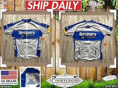 Genuine Nike Discovery Channel AMD Trek Bike Jersey Cycling Men XLarge Cycle XL $32.29