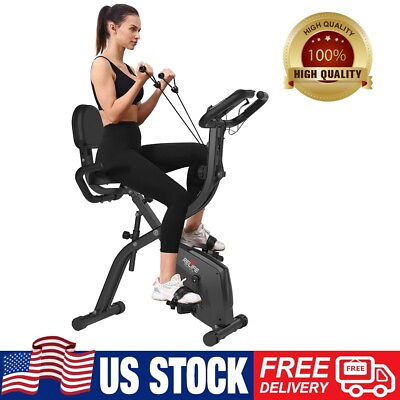 Indoor Exercise Bike Upright Stationary Cycling Bicycle Cardio Fitness Workout $149.99