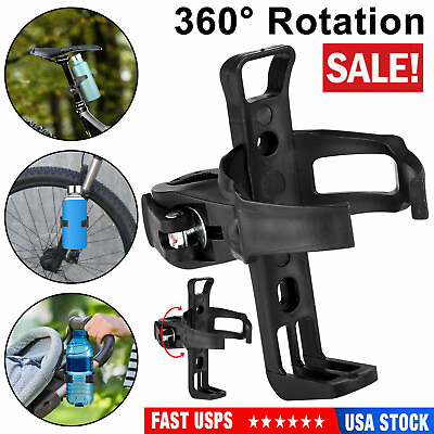 #ad Bicycle Water Bottle Holder Mount Handlebar Rack MTB Bike Cycling Drink Cup Cage $6.99