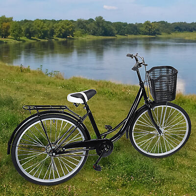 #ad Bike Men and Women 26 Inch Wheels Adult Steel Frame Commuting Bike Urban Bike $199.99