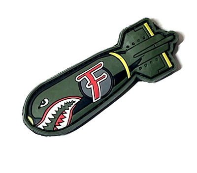 #ad Dropping F Bomb WW2 Style Tactical PVC Morale Patch Hook amp; Loop Backing New $6.74