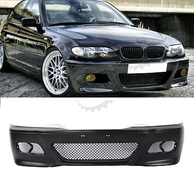 #ad #ad For BMW E46 M3 Style Front Bumper Covers 4dr 2dr 1999 05 SEDAN Wagon $209.80