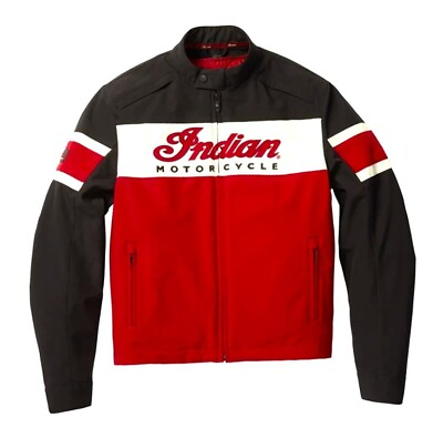 #ad Indian motorcycle Men#x27;s Madison Jacket Red and black $135.00