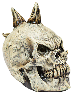 #ad Skull Human Decoration Skull made of hard latex Ghoulish Productions $19.80