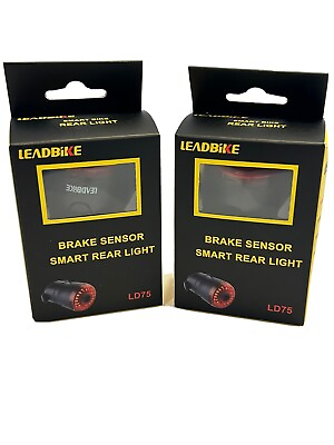 #ad 2 Leadbike Brake Sensor Smart Rear Light. 2 boxes sold together  $5.00