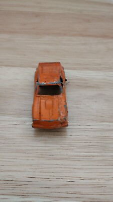 #ad #ad Vintage Tootsietoy Made in USA Ford Mustang Fastback with Hitch Car Orange $12.00