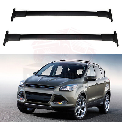 #ad #ad Roof Rack Rail For 2013 2019 FORD ESCAPE Luggage Cargo Cross Bars Baggage $60.89