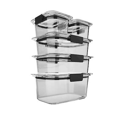 #ad Rubbermaid Brilliance® 10 Piece Set Clear and Airtight Food Storage Containers $22.55