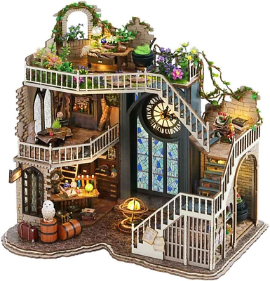 #ad #ad CUTEBEE DIY Dollhouse Miniature Kit DIY Wooden Dollhouse Kit Miniature House Ki $70.11