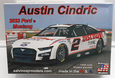 #ad KIT # 2 DISCOUNT TIRE 2023 FORD MUSTANG STOCK CAR KIT AUSTIN CINDRIC 1 24 $40.95
