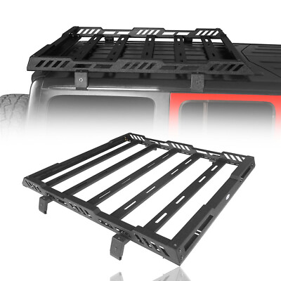 #ad #ad Top Roof Rack Cargo Carrier Fit Jeep Wrangler JL 2018 2024 amp; 2020 2024 Gladiator $299.99