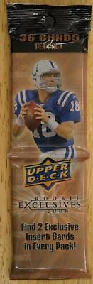 2008 Upper Deck ROOKIES EXCLUSIVE 36 Card Fat Rack Pack NEW SEALED $8.88