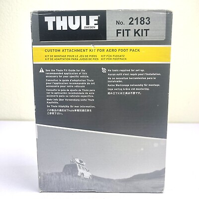 #ad Thule Fit Kit 2183 Custom Attachment Kit For Aero Foot Pack Nissan versa $54.99