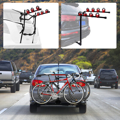 2 3 4 Bike Rack For Car Universal Carrier Trunk Mount Rear Racks Frame Lock Free $39.90