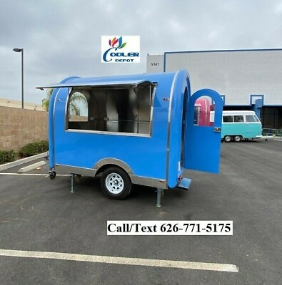 NEW Electric Mobile Food Trailer Enclosed Concession Stand Design 4quot; Hitch Blue $8276.00
