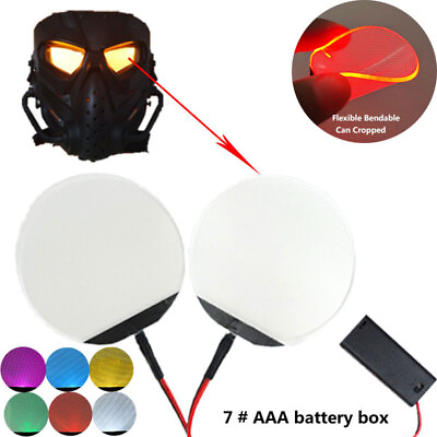 #ad #ad Round Bendable Led Eyes Touch Switch Kits Cosplay Mask Eye Light DIY Accessories $9.99