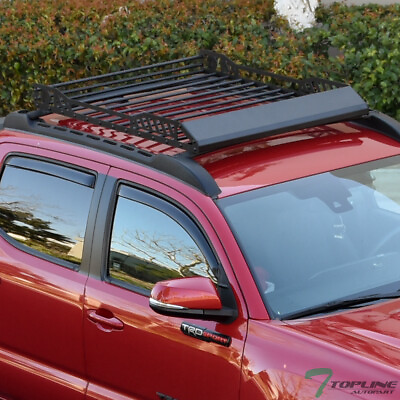 TLAPS For Subaru Extendable Roof Rack Cargo Basket Storage Carrier Fairing Black $193.00