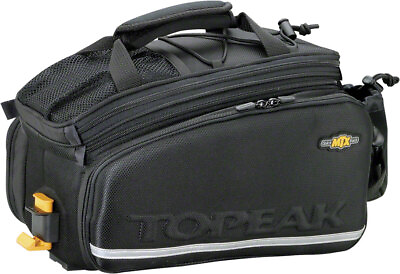 #ad TOPEAK MTX TRUNKBAG DXP RACK BAG WITH EXPANDABLE PANNIERS: 22.6 LITER BLACK $139.95