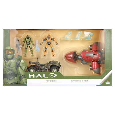 #ad Infinite Mongoose with Master Chief amp; Banished Ghost with Elite Warlord Action $22.44