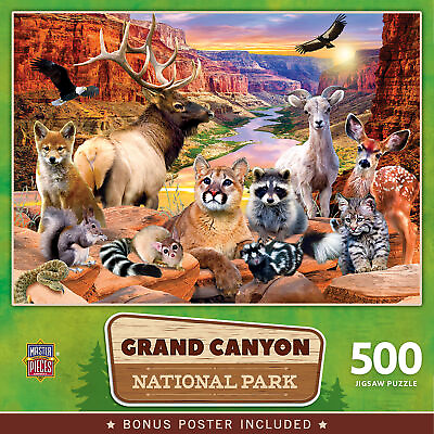 #ad MasterPieces Grand Canyon National Park 500 Piece Jigsaw Puzzle $16.99