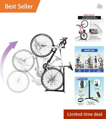 #ad Bike Stand amp; Storage Rack Vertical Design Easy Assembly No Drilling Required $97.99
