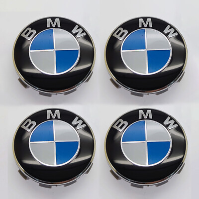 #ad #ad 4Pcs 68mm Fit for BMW Wheel Rim Cover Hub Center Caps Logo Emblem 36136783536 $17.99