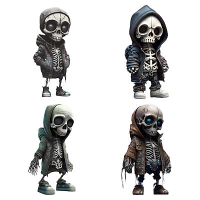 #ad Skeleton Car Ornament Skull Car Dashboard Decorations Standing Skeleton Figures $14.29