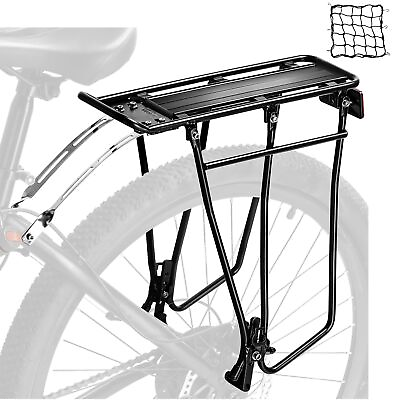 #ad Rear Bike RackUniversal Bike Cargo RackBicycle Pannier Rack with Reflector ... $57.91