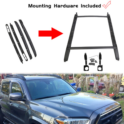 For 05 23 Toyota Tacoma Double Cab Luggage Carrier Roof Rack Crossbar Side Rails $104.99