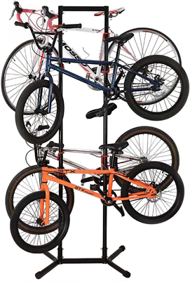 #ad #ad RUIHAROLS Bike Garage Storage RackFree Standing Bike Rack 4 Bicycle Garage For $109.22