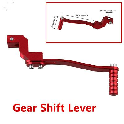 #ad #ad 1pcs Foldable Gear Shift Lever CNC Aluminum For Motorcycle Dirt Bike Accessories $12.99