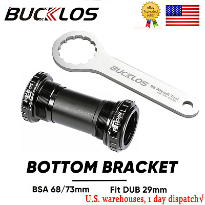 #ad Road Bike Bottom Bracket BSA 68 73mm BB for SRAM DUB 29mm Spindle Threaded Tool $24.86