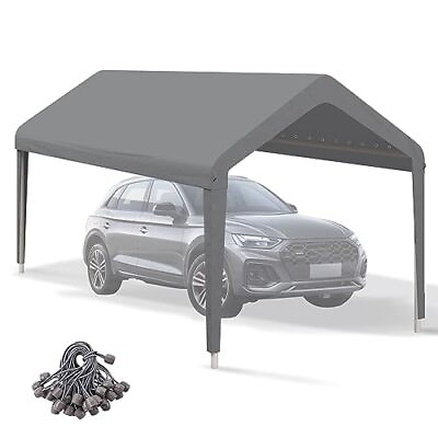 #ad Carport Canopy 10#x27;x20#x27; Heavy Duty Replacement Cover Garage Shelter Cover 800... $124.42