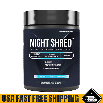 #ad #ad Night Shred Night Time Fat Burner for Men Women 60 Tablets FAST Free Shipping $27.23