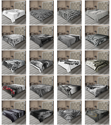 #ad Ambesonne Monochrome Flat Sheet Top Sheet Decorative Bedding 6 Sizes $29.99