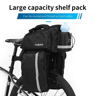 #ad #ad INBIKE Waterproof Trunk Bag Bicycle Rack Pack Carrier Bag MTB Bike Panniers $21.99
