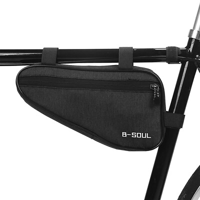 #ad Bike Bicycle Bag Waterproof Triangle Bike Bag Front Tube Frame Bag Mountain B YN $4.20