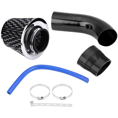 #ad #ad Cold Air Intake Filter Induction Kit Pipe Power Flow Hose System Car Accessories $23.99