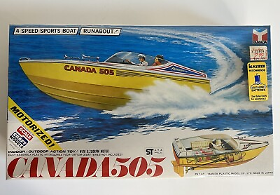 #ad Yamada Canada 505 Action Runabout Kit Motorized Boat SB 800 2 NIB SEALED $54.99