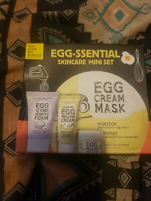 #ad Too Cool for School Egg Ssential Skincare Mini Set New $20.30