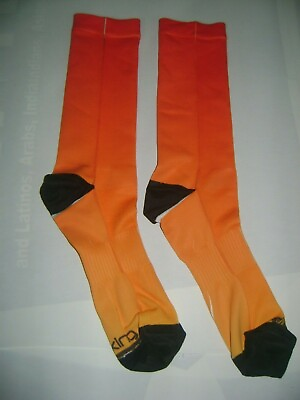 #ad #ad Cycling Socks Sublimated Color Fade Yell Orange Bikingthings Coolest Bike Socks $12.99