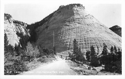 Utah Zion National Park Candy Mountain Z 21 RPPC Photo Postcard 22 232 $19.99