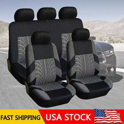 For Dodge Auto Car SUV Seat Cover Full Set Cloth 5 Seats Front Rear Protector $34.95