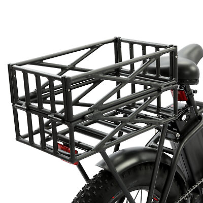 #ad ECOTRIC Rear Rack Bike Basket Large Bicycle Electric Bike Basket $150.00