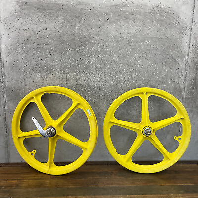 #ad #ad Troxel Trackmaster Old School BMX Mags Yellow Wheels Bendix 76 OG 1970s 20quot; 20 $199.99