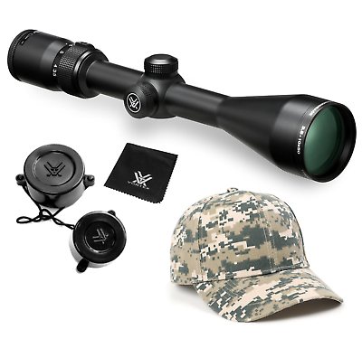 #ad Vortex Optics Diamondback 3.5 10x50 SFP Riflescope Dead Hold BDC with Hat Bundle $299.00