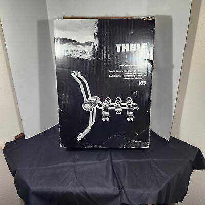#ad Thule Venture 933 Bicycle Rack For Trunks 3 Bike Car Trunk Rack Open Box $59.98