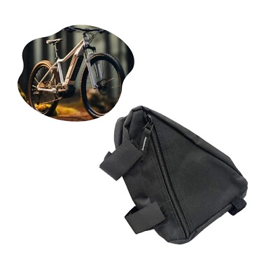 #ad #ad Bike Mountain BicyleTriangle Bag Tool Packaging Mobile Phone Sundry Bag $5.78